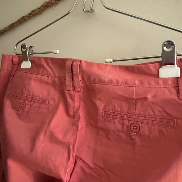 New Garnet Hill Rose Color Full Length Cotton Pants SZ 14 - Picture 2 of 10